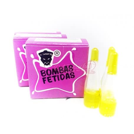 DISBACANAL Stink Bombs - Prank Jokes for Kids & Adults - Fun Gag Gifts for Parties & Halloween - Unisex Prank Toys