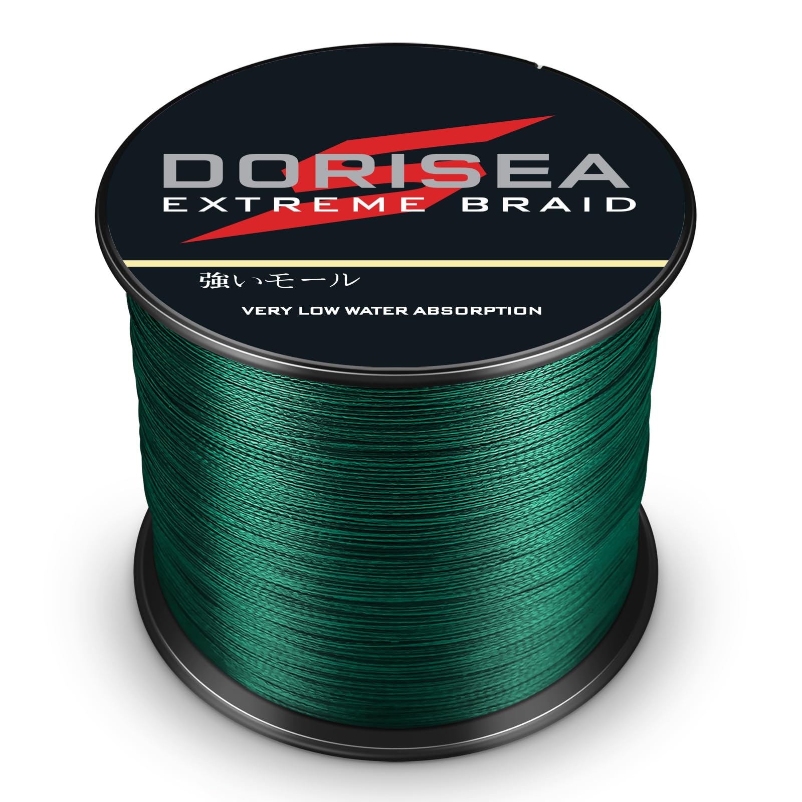 Extreme Braid 100% PE Moss Green Braided Fishing Line 109-2187 Yards 6-550LB Test Super Strong Zero Stretch Fishing Wire - Perfect for Saltwater, Freshwater, Bass, Trout & Offshore Fishing