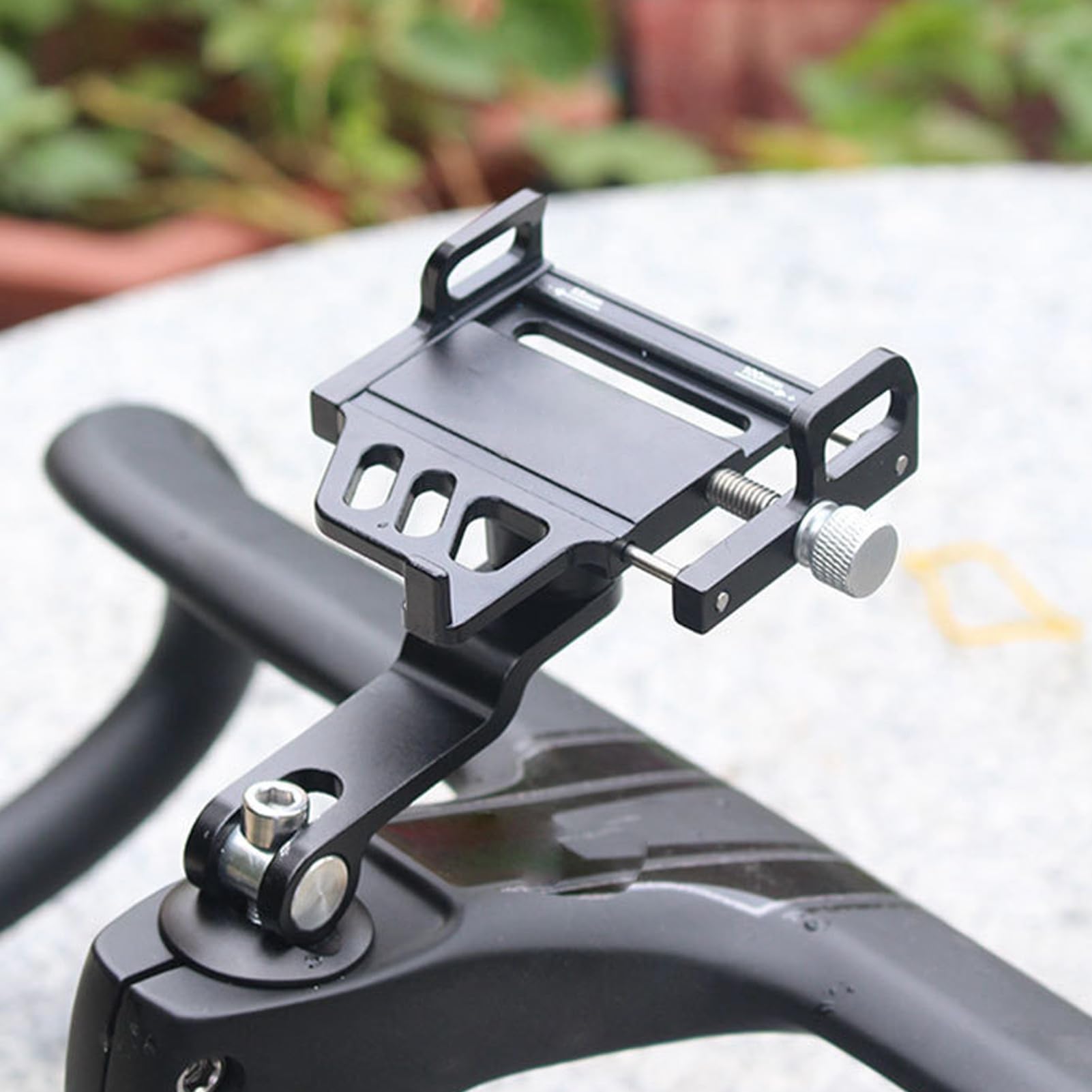 TYTOGE Adjustable Aluminum Alloy Bike Stem Phone Holder - Universal Smartphone Mount for Cycling, Running & Outdoor Sports Accessories