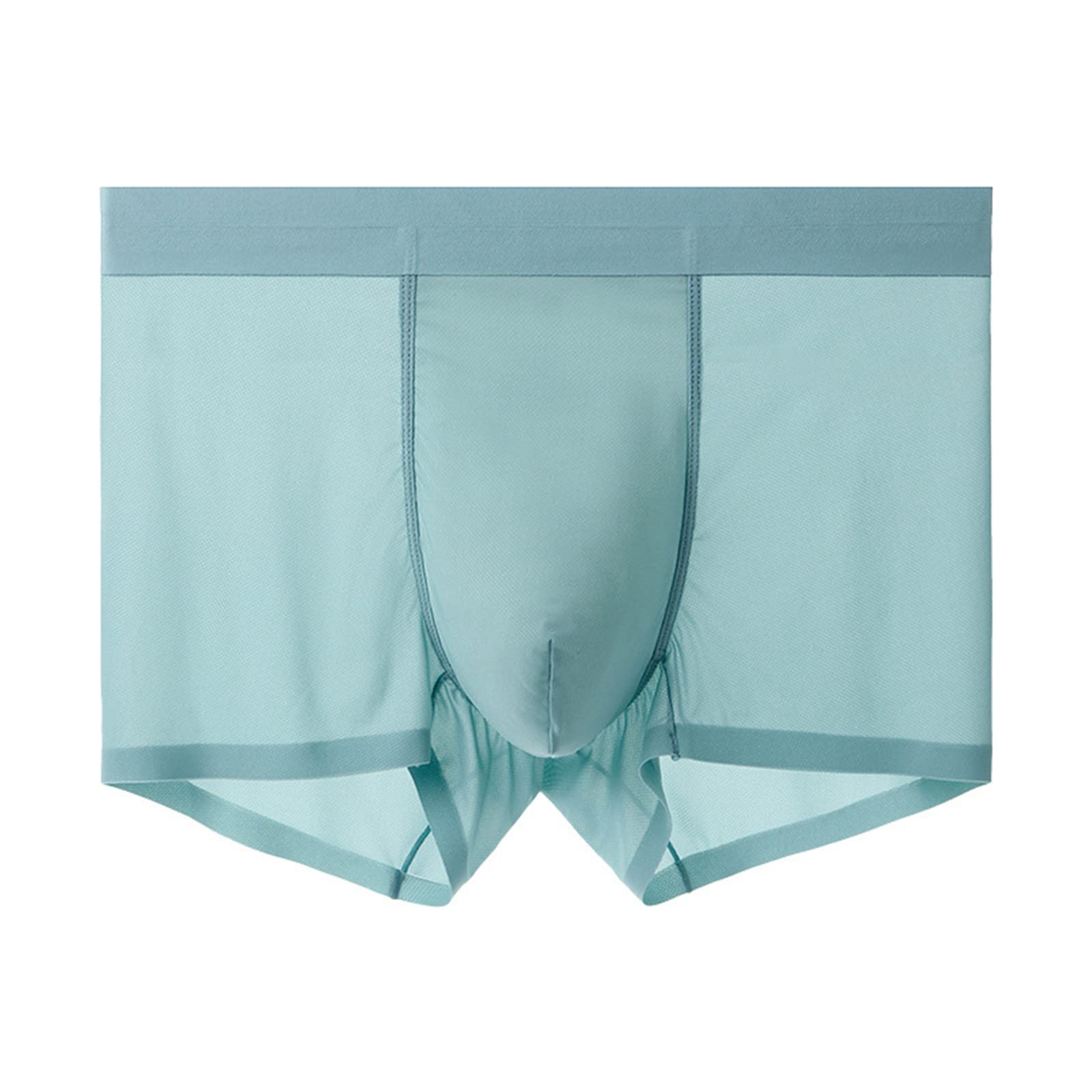 YUHAOTIN Men's Ice Silk Cotton Seamless Trunks - Breathable Quick-Dry Sports Underwear with Wide Comfort Waistband | Perfect for Gym, Running & Everyday Wear