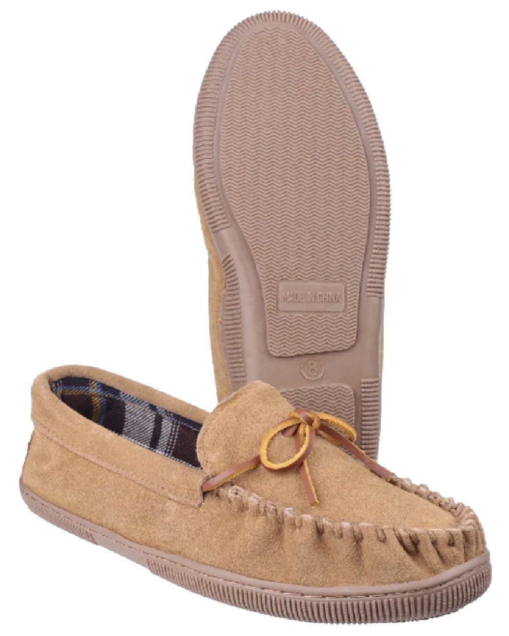 Cotswold Alberta Moccasin Slippers for Men & Women - Soft Indoor/Outdoor House Shoes with Memory Foam - Cozy Comfort for Home, Office, and Travel