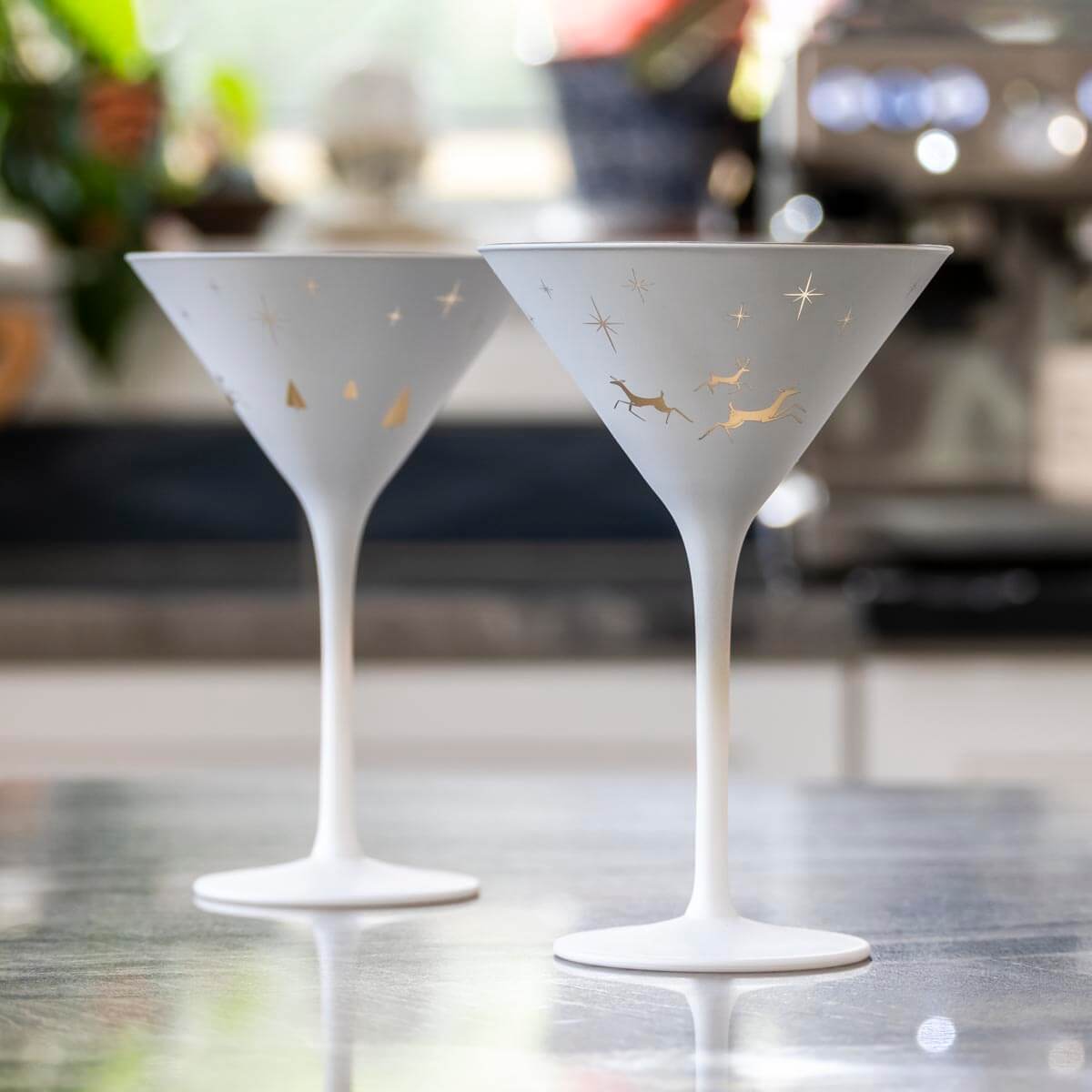Wonderland 8.5oz Martini Cocktail Glasses - Set of 12 | Premium Barware for Parties, Weddings & Home Entertaining