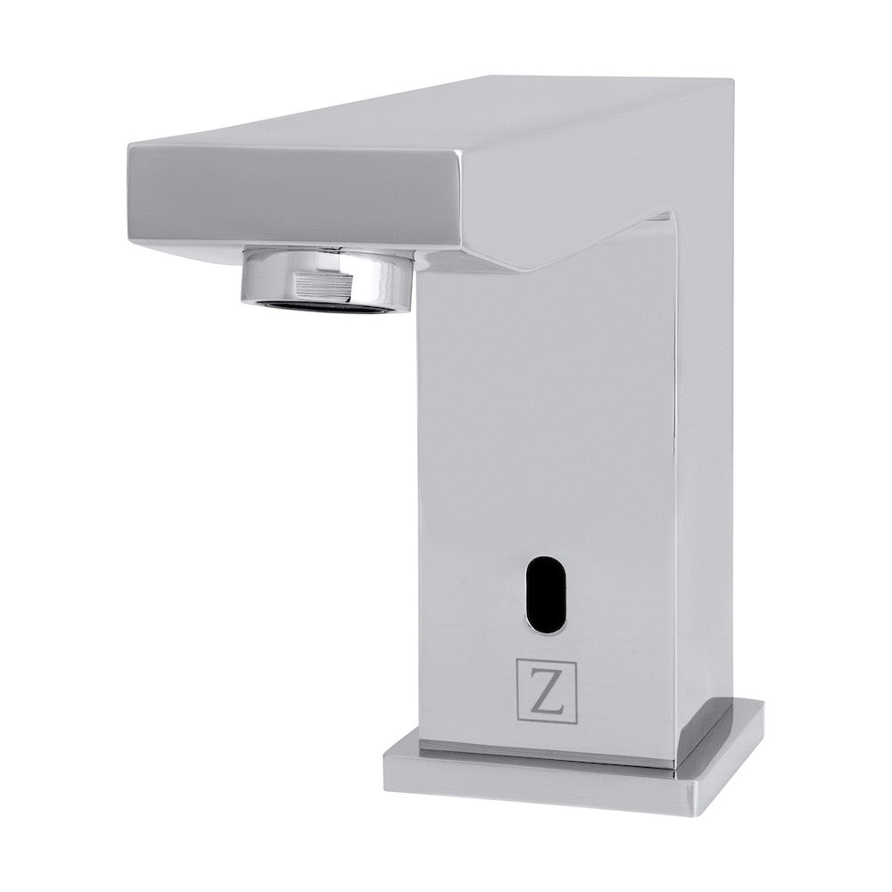 ZLINE Bliss Touchless Bathroom Faucet - Chrome Finish, Motion Sensor Hands-Free Design for Modern Homes (BLS BFS CH) | Perfect for Water Conservation, Kids' Safety & Hygienic Bathing Experience