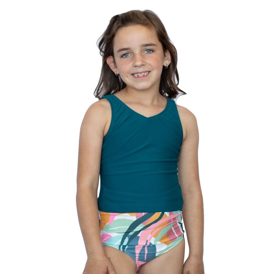 Original High Waist Leggings for Girls - Comfortable Stretchy Yoga Pants for School, Sports & Everyday Wear