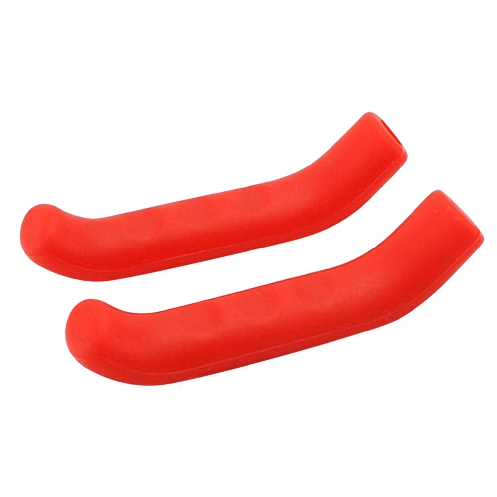 2Pcs Bicycle Brake Lever Covers - Durable MTB & Road Bike Brake Lever Grips Protectors - Anti-Slip Sleeves for Enhanced Safety and Comfort - Perfect for Mountain Biking, Commuting and Cycling Adventures