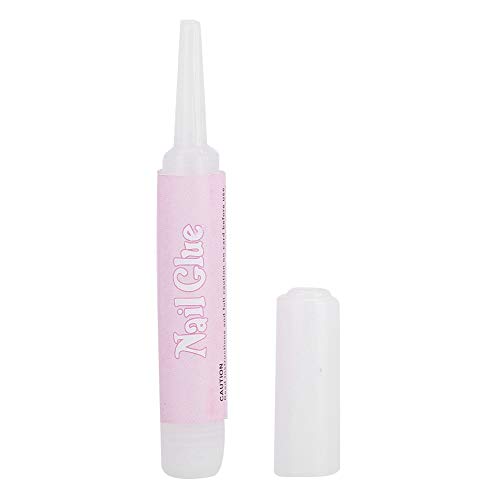 10 Pcs Nail Extension Adhesive Glue - Strong Fake Nail Tips Gel for Manicure & Nail Art - Professional Nail Rhinestones & False Tips Kit - Perfect for Salon, DIY Home Nail Designs & Party Glam Looks