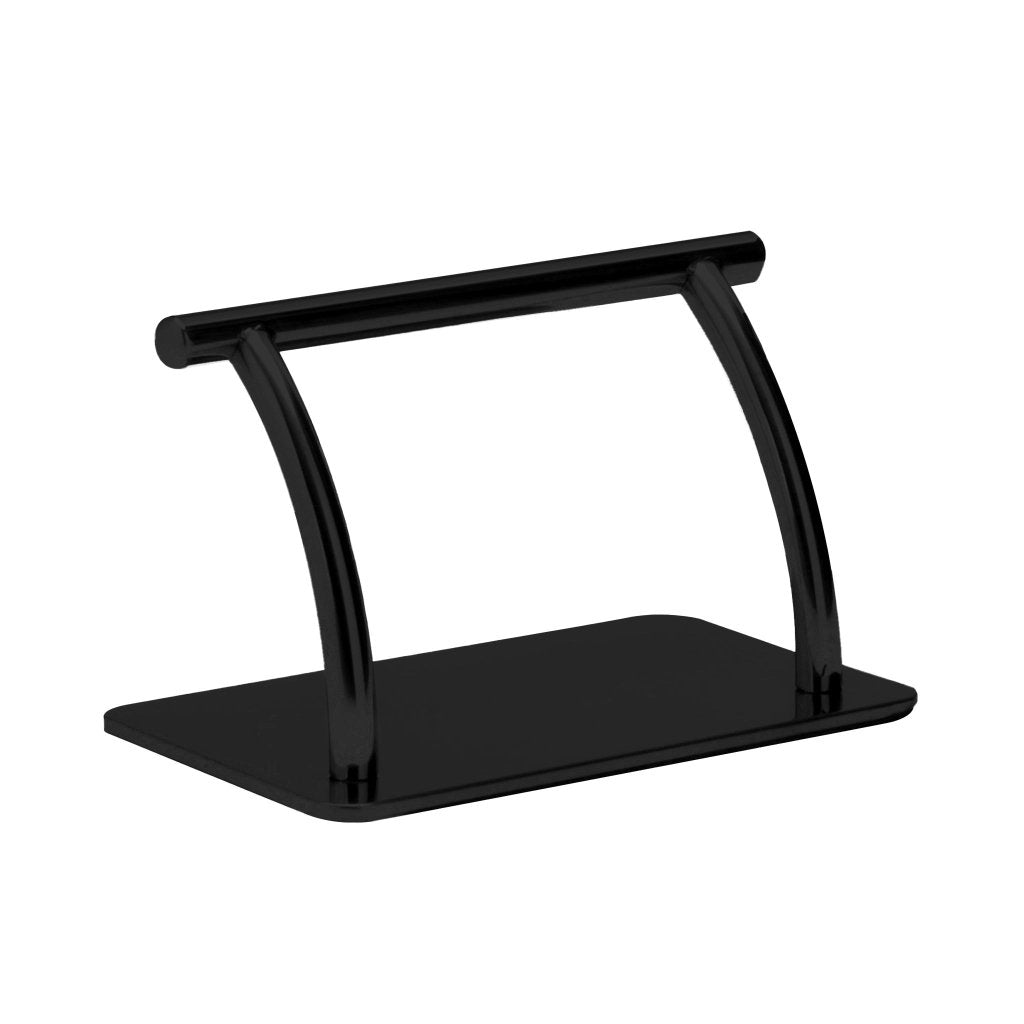 Lanvain Gentleman Steel Footrest for Salon Chairs - Adjustable Foot Rest Stool for Barber & Beauty Salon, Spa, Massage & Pedicure - Heavy Duty Metal Foot Support for Comfort & Ergonomics