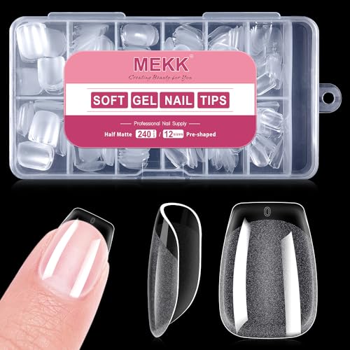 240Pcs Medium Coffin Nails Tips