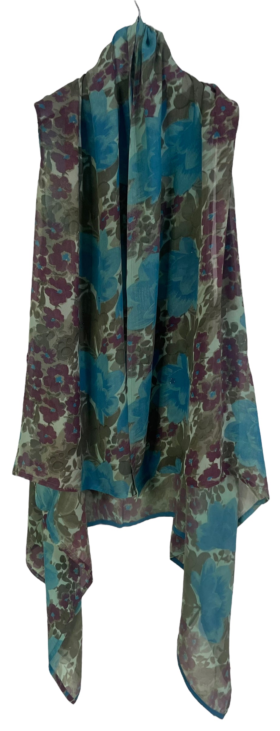 PRG6333 Sheer Avatar Pure Silk Vest for Women - Lightweight & Versatile Layering Piece for Casual, Office & Evening Wear