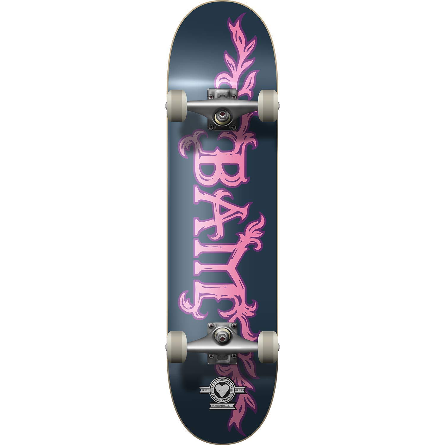 Heart Supply Complete Skateboards for Beginners & Pros - High Performance Skateboard Deck with Smooth Wheels & Durable Trucks - Perfect for Street Skating, Park Riding & Commuting