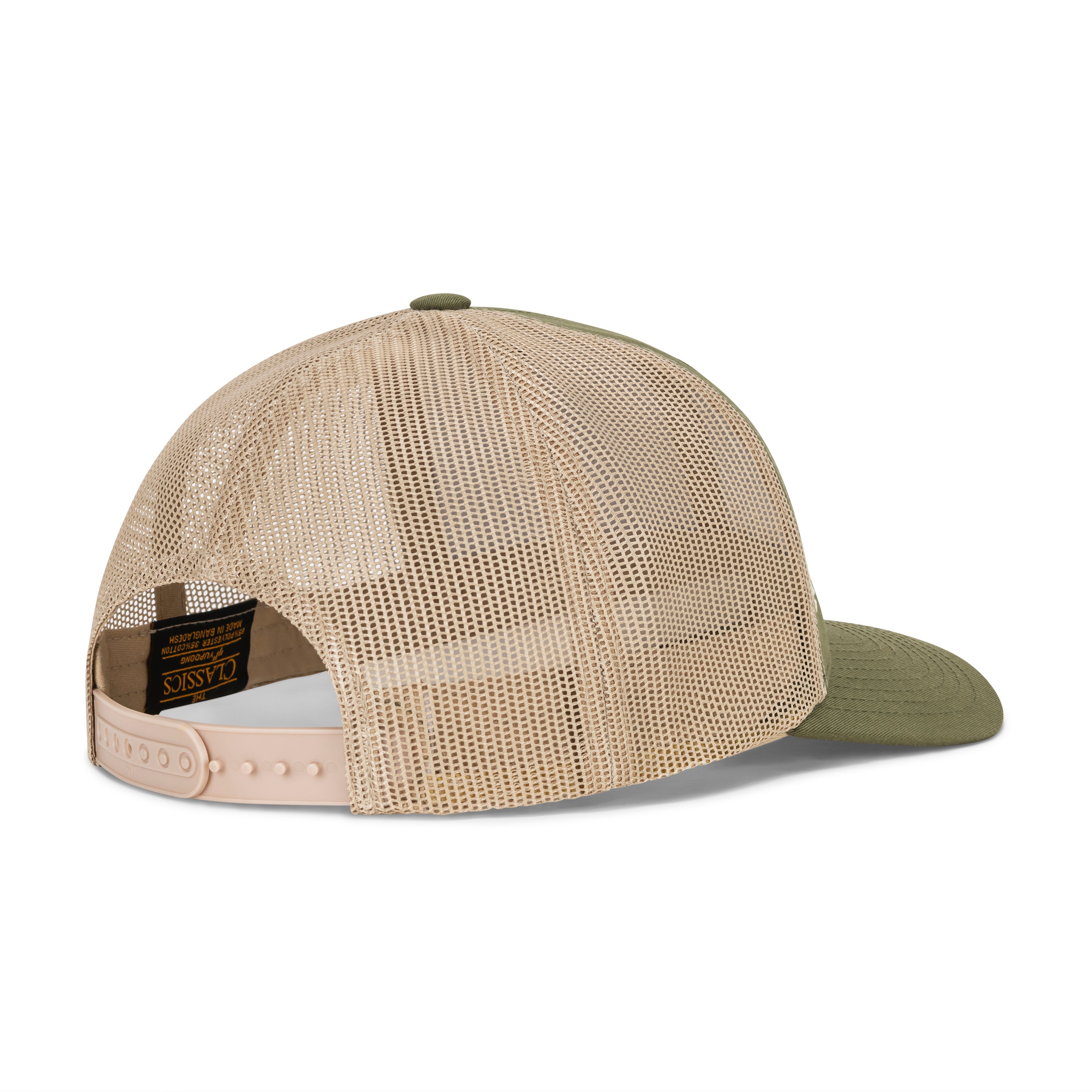 KORE Trucker Hat for Men & Women - Adjustable Snapback Green/Tan Mesh Cap for Outdoor, Fishing, Hiking & Casual Wear