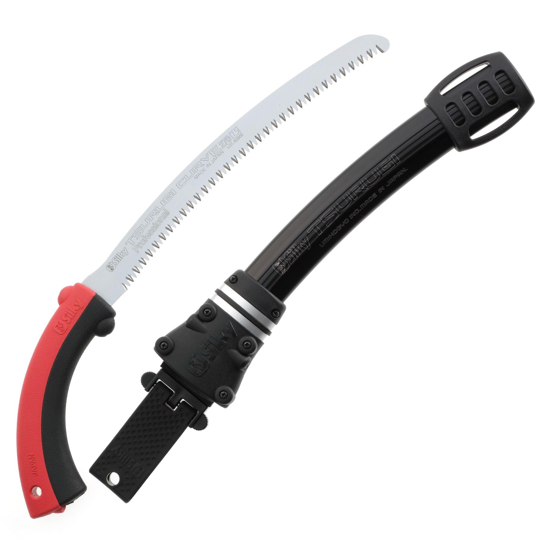 Silky Professional Series TSURUGI 270mm Curved Hand Saw with Large Teeth (454-27) - Perfect for Woodworking, Carpentry, and Outdoor DIY Projects