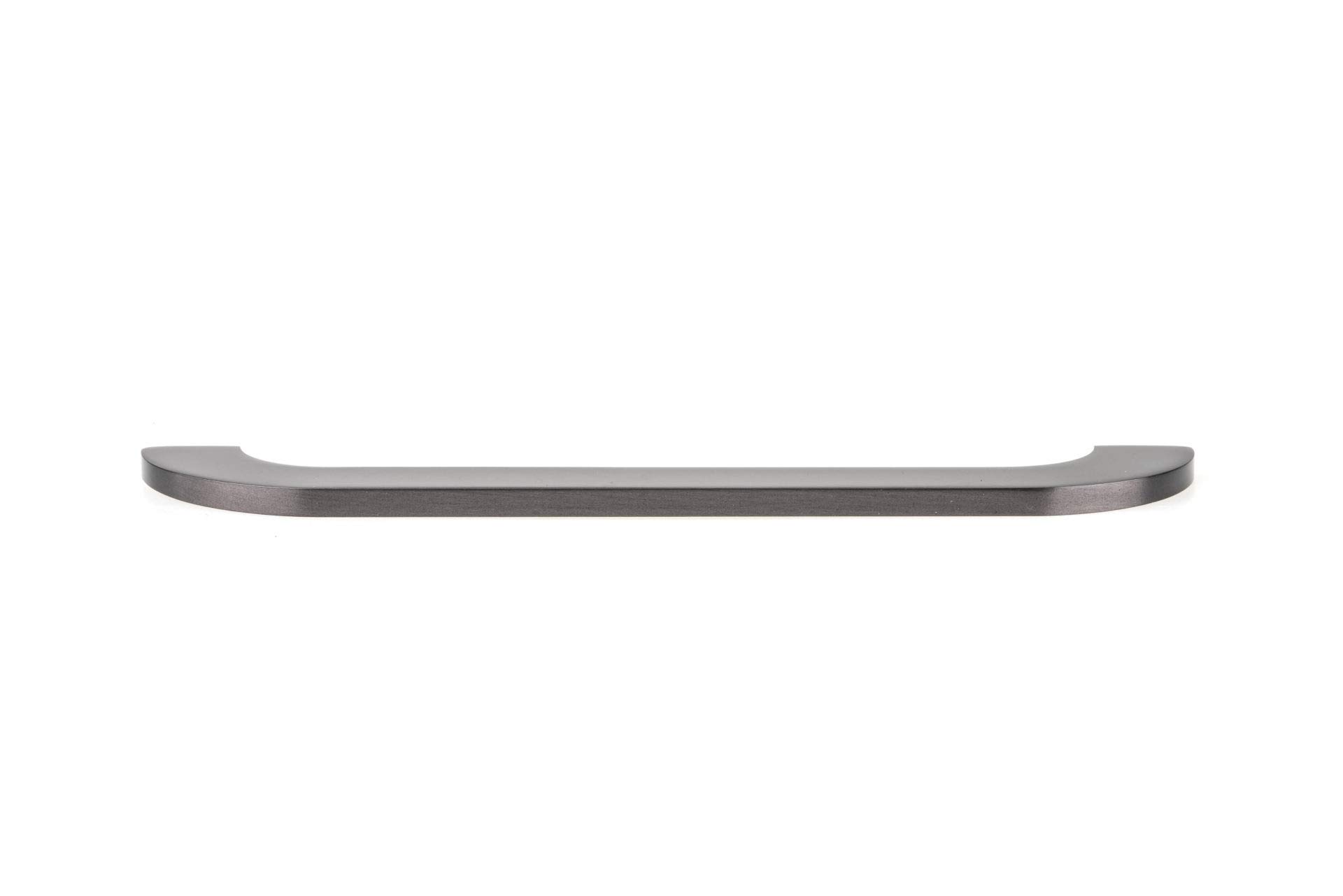 Brushed Black Nickel Modern Curved Cabinet & Drawer Pull Handle - 7 9/16-inch (192mm) Center-to-Center - Richelieu Hardware 738119292 - Perfect for Kitchen Cabinets, Bathroom Vanities & Furniture Drawers