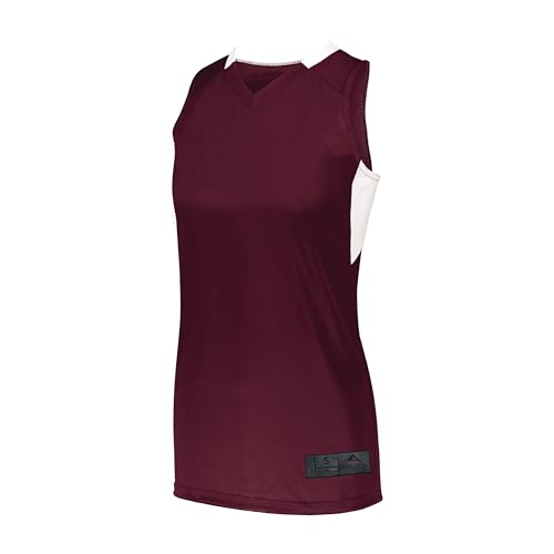 Maroon/White