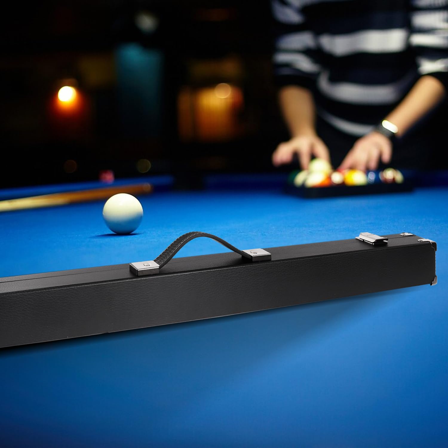 GSE 2-Piece Billiard Pool Cue Stick with Hard Case - Premium Carrying Box for 1 Butt & 1 Shaft - Perfect for Pool Halls, Tournaments & Home Game Rooms