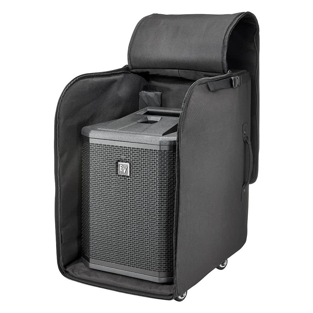 Electro Voice Evolve 30M Portable Speaker Case with Wheels - Durable Rolling Cover for Live Performances, DJ Gigs & Studio Transport