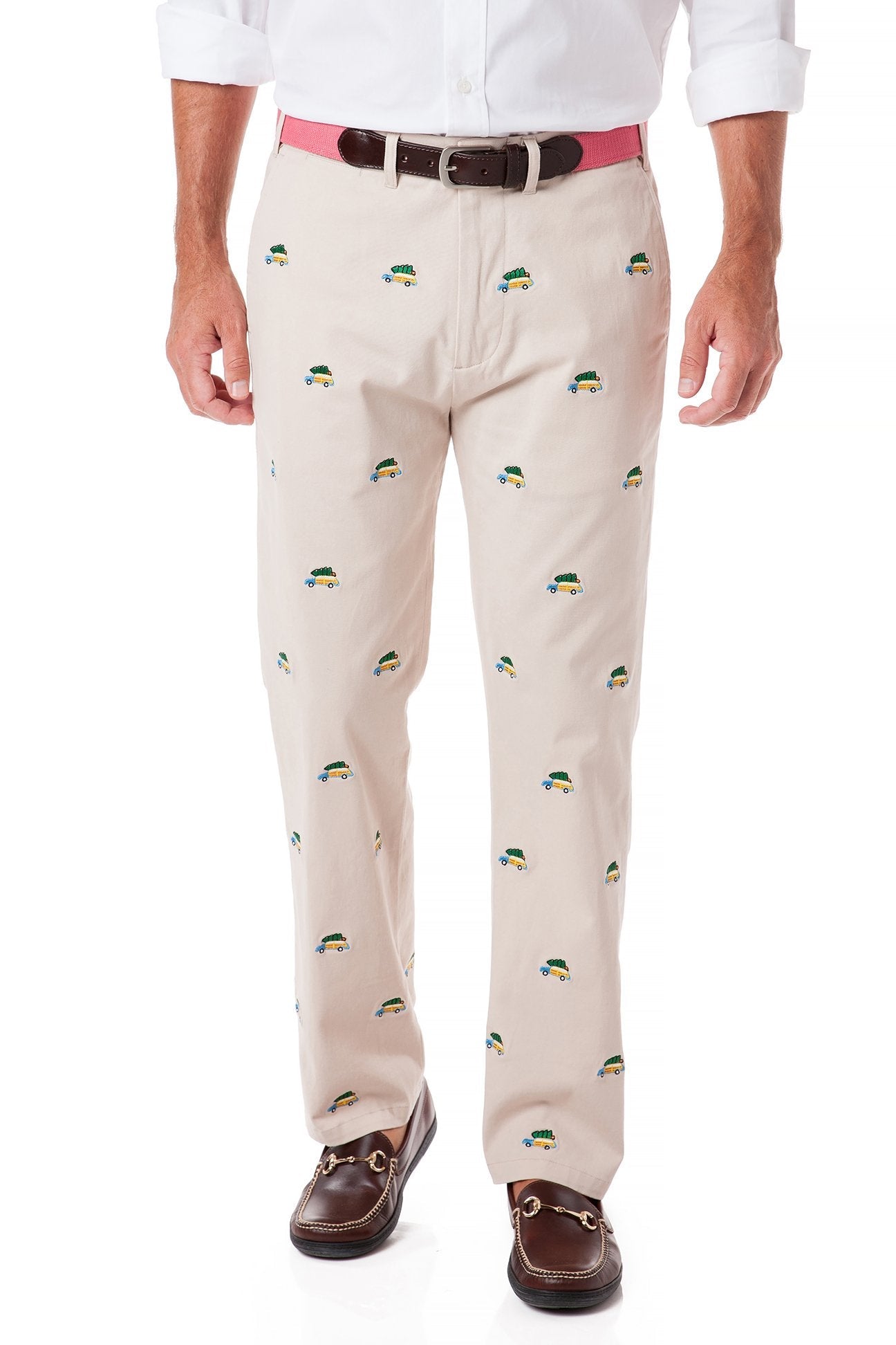 Stretch Twill Harbor Pants in Stone Wash - Comfortable & Stylish for Casual Wear, Office, and Holiday Outfits like Christmas Tree Decorating