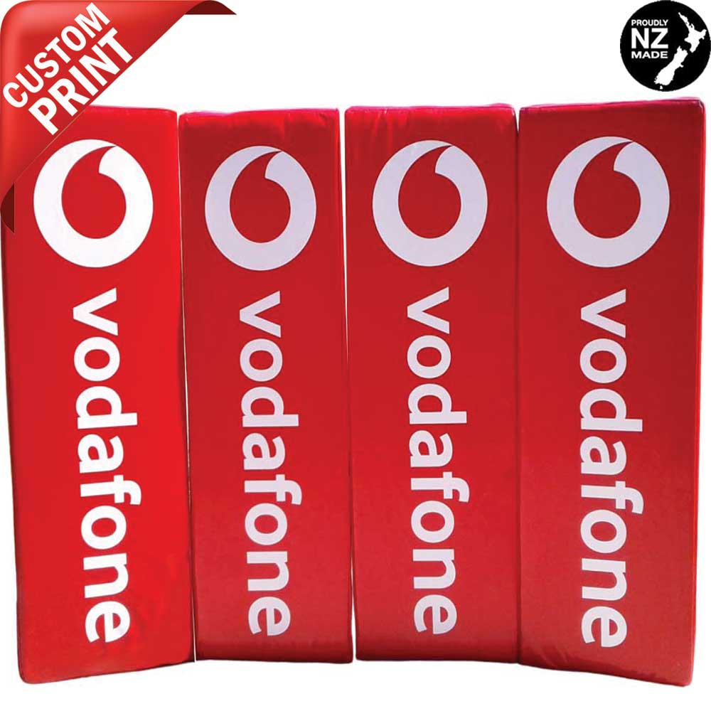 Premium Corporate Branded Rugby Goal Post Pads - High-Quality Safety Padding for Rugby Fields & Training Facilities | Perfect for Schools, Clubs, and Professional Matches