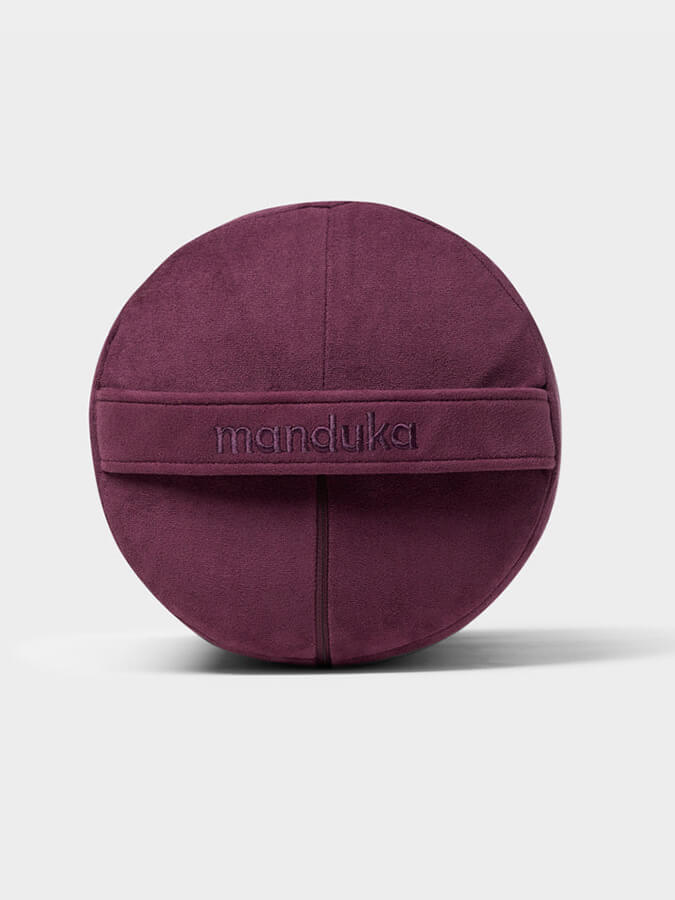 Manduka Enlight Technology Meditation Yoga Bolster Cushion - Premium Support for Yoga, Meditation & Relaxation - Perfect for Home, Studio & Travel Use