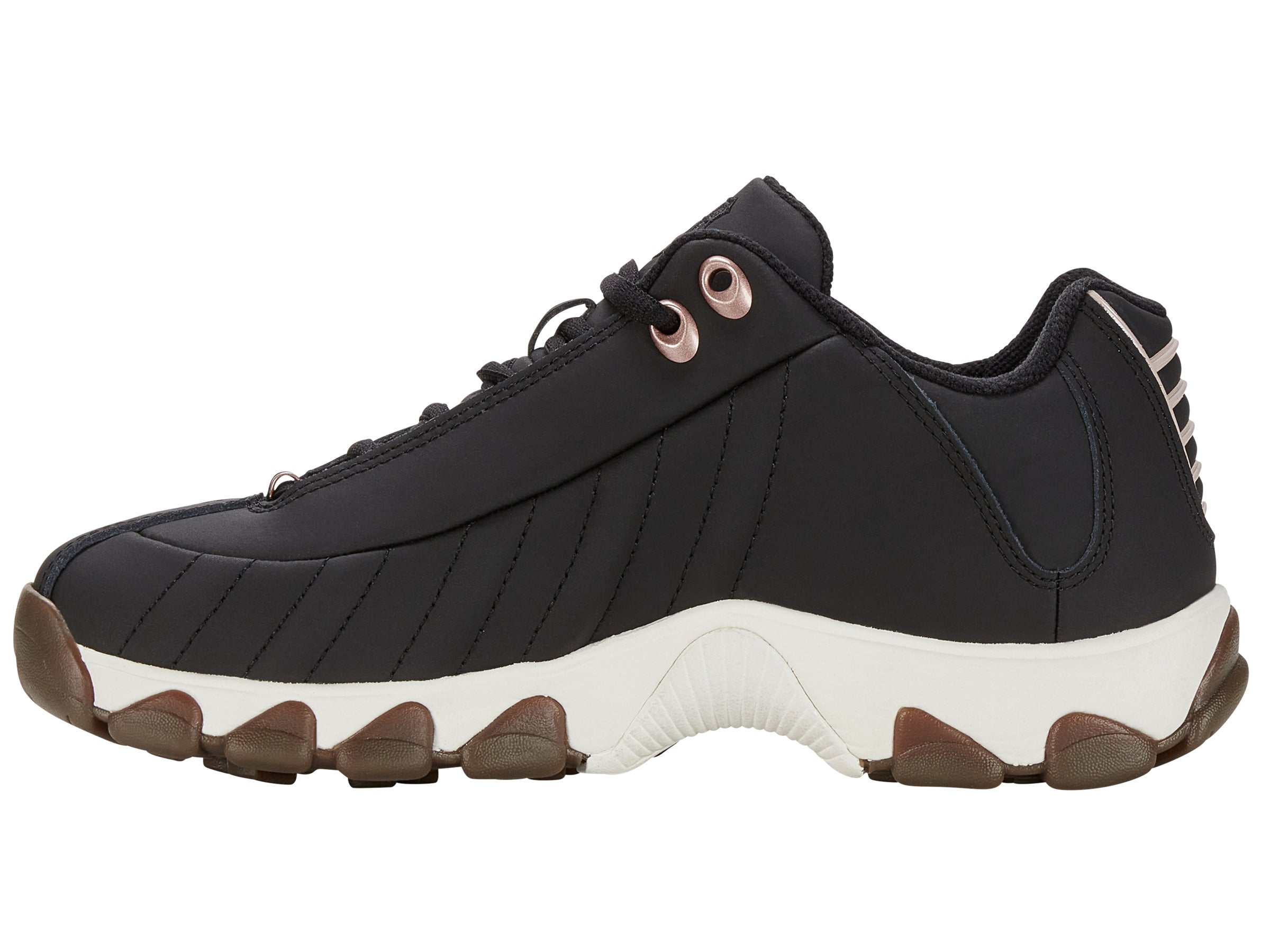 93426 060 M | ST329 CMF | Black/Dark Gum/Rose Gold Sneakers - Stylish & Comfortable for Casual Wear, Running & Gym Workouts