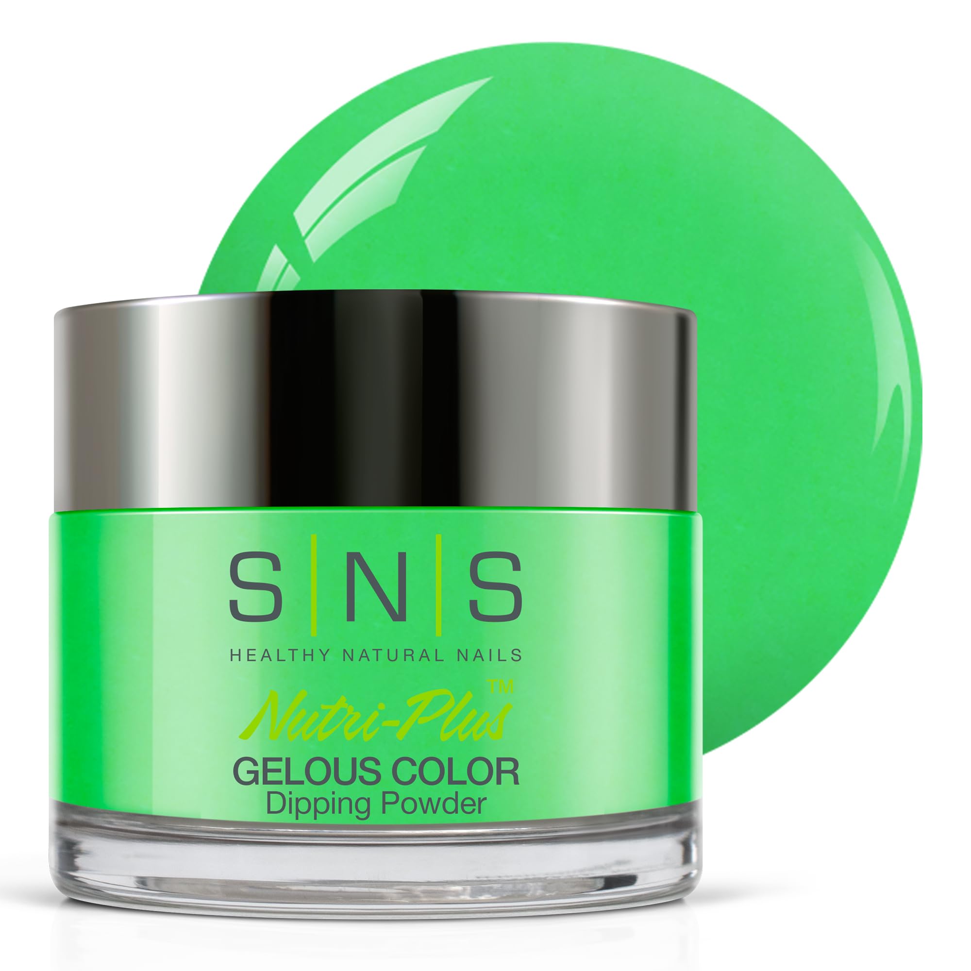 SNS Nail Dip Powder - Mon Petit Chou (Green) - Long-Lasting 14-Day Dipping Nail Color - Low Odor, No UV Lamp Needed - 1 oz - Perfect for Salon & At-Home Manicures