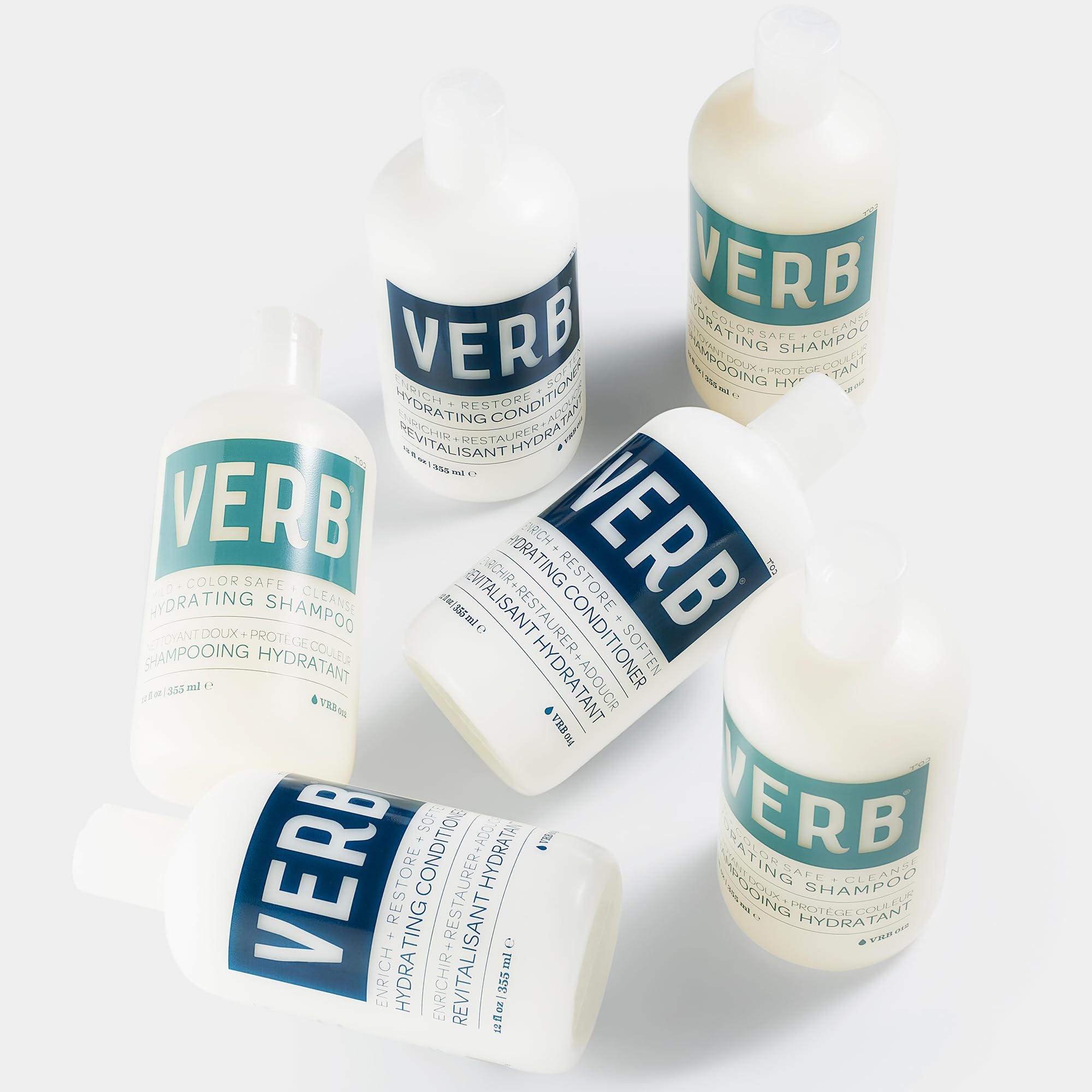 Verb Hydrating Shampoo for Dry Damaged Hair - Moisturizing & Repairing Sulfate-Free Shampoo with Natural Ingredients - Perfect for Color-Treated & Curly Hair Care Routine