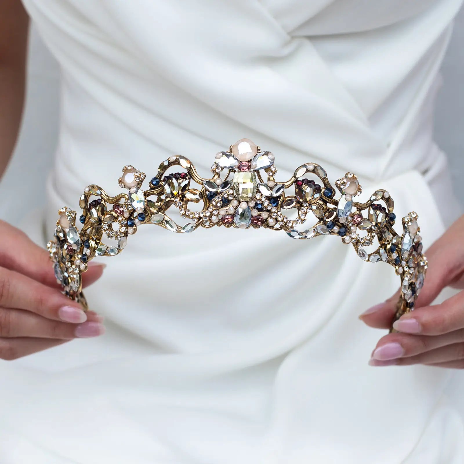 Multicolor Crown - Elegant & Stylish Headpiece for Women | Perfect for Parties, Weddings & Cosplay | Google SEO Optimized