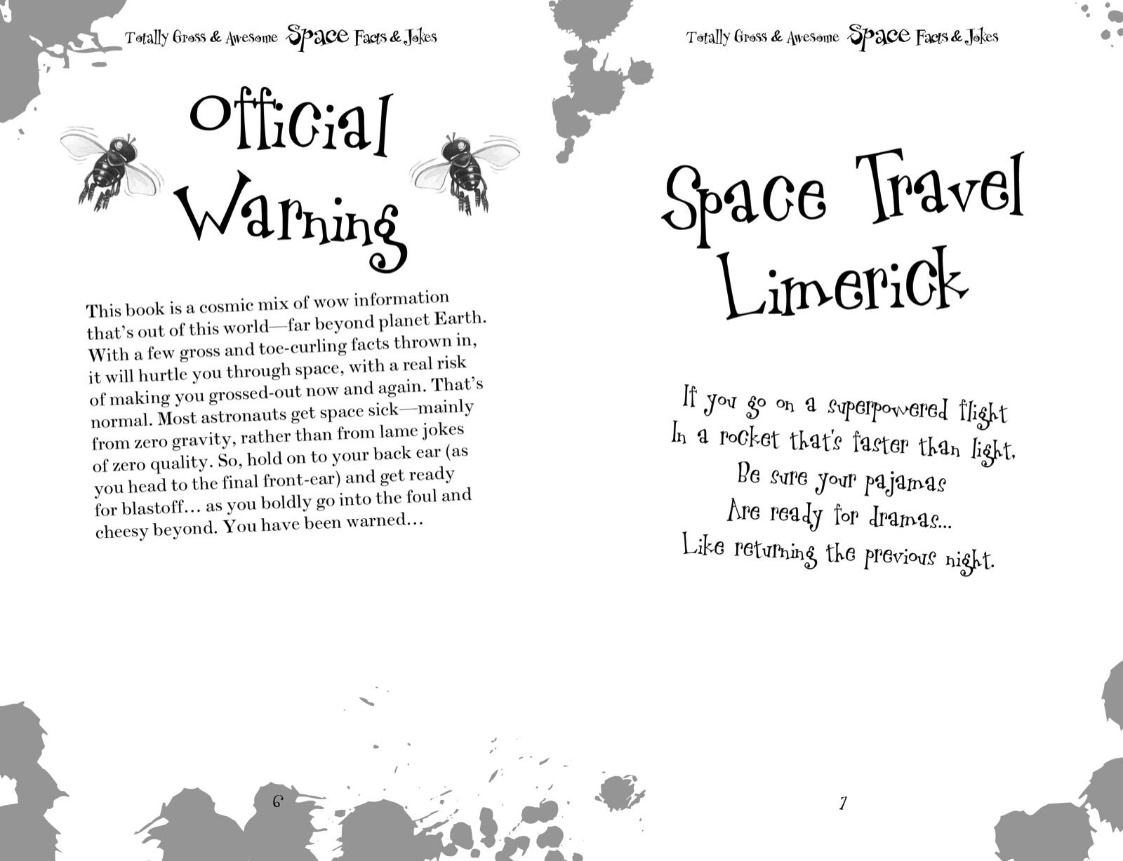 Space Facts & Jokes Book - Totally Gross & Awesome Science Humor for Kids | Perfect for Classroom Learning & Family Fun