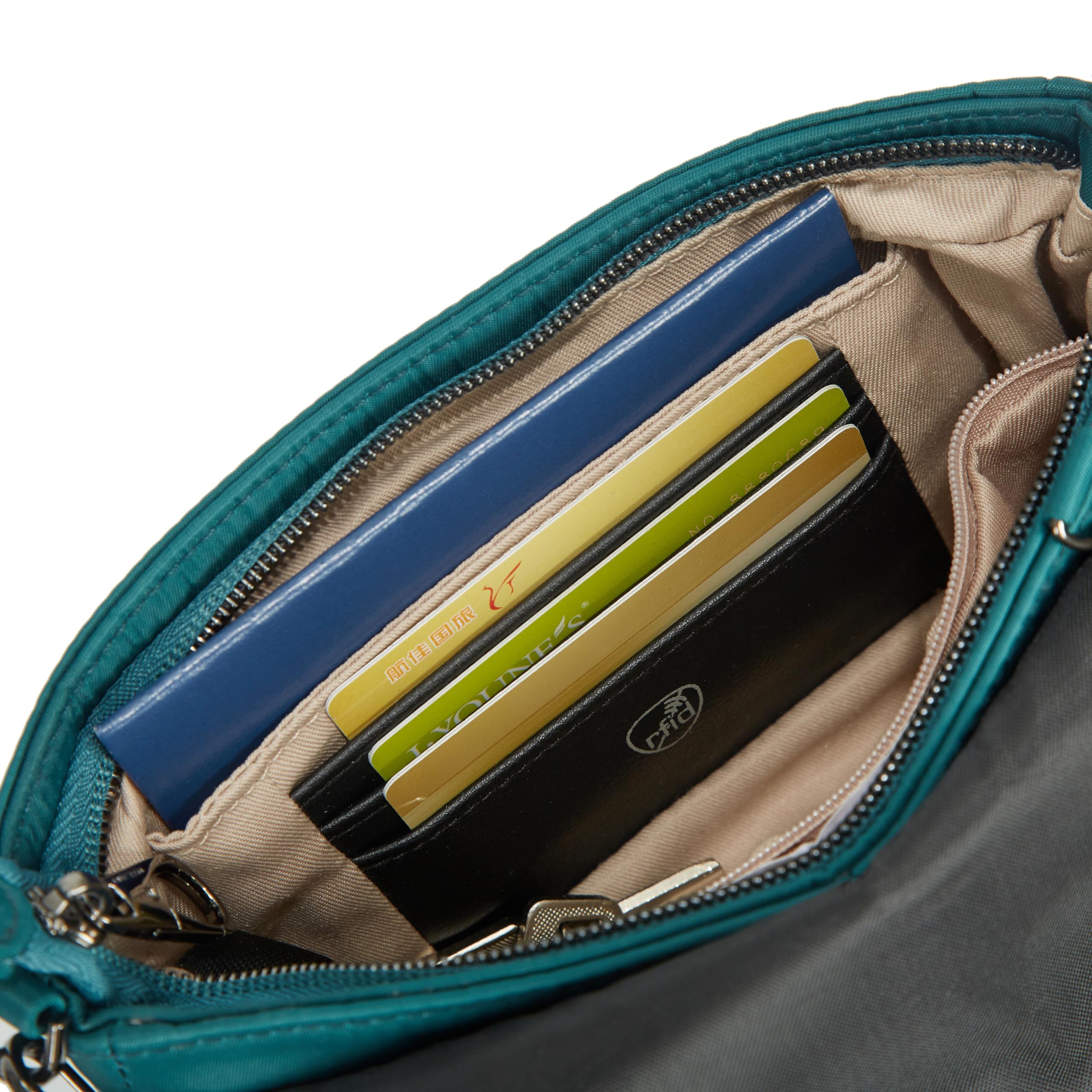 Travelon Anti-Theft Addison Convertible Crossbody Belt Bag - Secure Hands-Free Travel Purse for Women, Men | Ideal for Vacation, Commuting & Daily Use