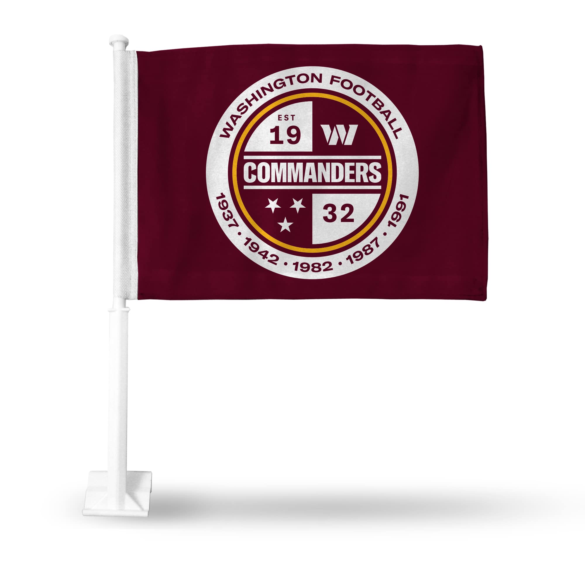 NFL Car Flag Double Sided - Officially Licensed Team Logo Car Accessory for Game Day & Tailgating | Rico Industries