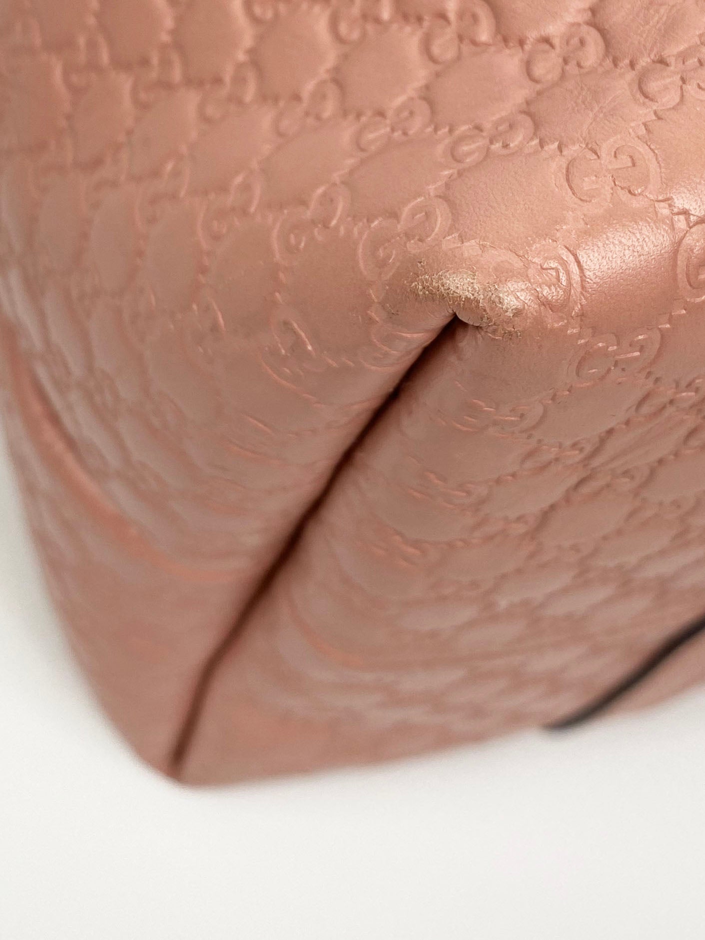 Gucci GG Guccissima Pink Leather Tote Bag for Women - Luxury Designer Handbag for Work, Travel & Everyday Use