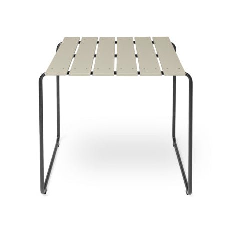 Mater Ocean Table - Modern Glass Coffee Table with Wooden Base for Living Room, Lounge & Office - Stylish & Durable Home Furniture for Coastal & Contemporary Decor