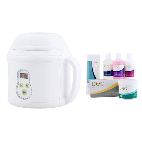 Professional 500cc Digital Fast Heat Wax Warmer for Salon & Home Use - Electric Wax Heater Kit for Leg, Body, Face Hair Removal - Perfect for Beauty Therapists, Students & DIY Waxing at Home