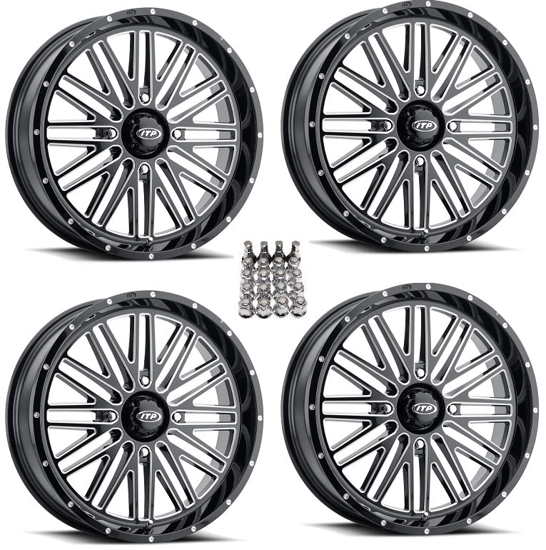 ITP Momentum 20-Inch Milled Mule Pro FXT ATV/UTV Wheels - Durable Off-Road Wheels for Trail Riding, Hunting & Farm Work
