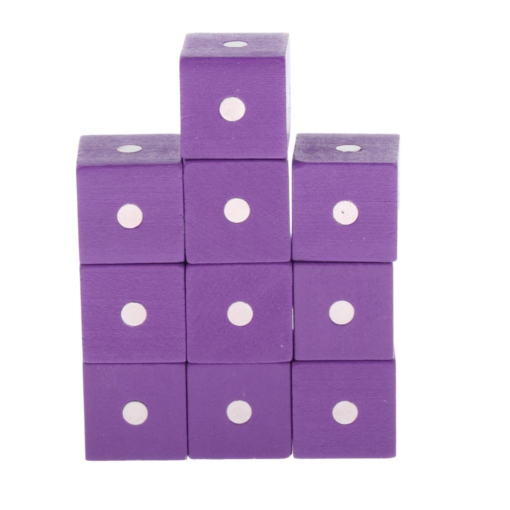 Colorful Wooden Cube Blocks for Kids - Early Learning & Educational Toys | Montessori Teaching Aids | STEM Preschool Activities | Perfect for Classroom, Homeschool & Toddler Playtime