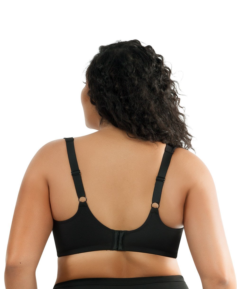 Parfait Erika Unlined Molded Bra - Comfortable Wireless Support for Everyday Wear - Perfect for Work, Yoga & Lounge - Black