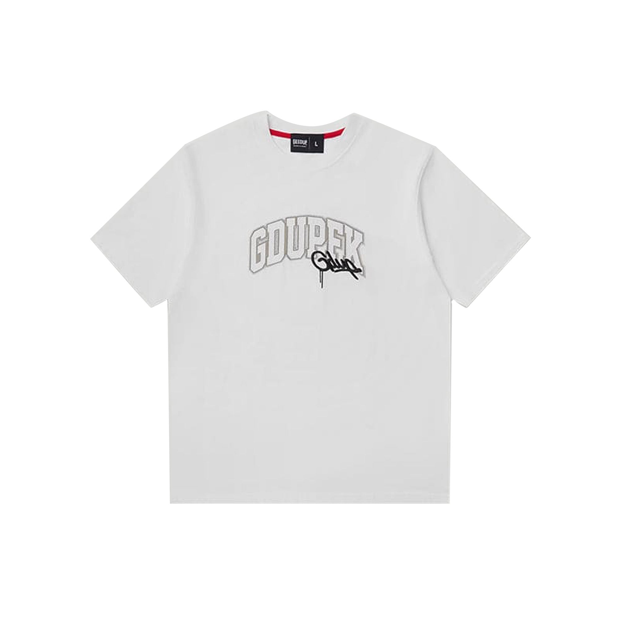 Geedup GDUPFK White & Green T-Shirt (2025) - Trendy Streetwear for Men | Casual Wear & Urban Fashion