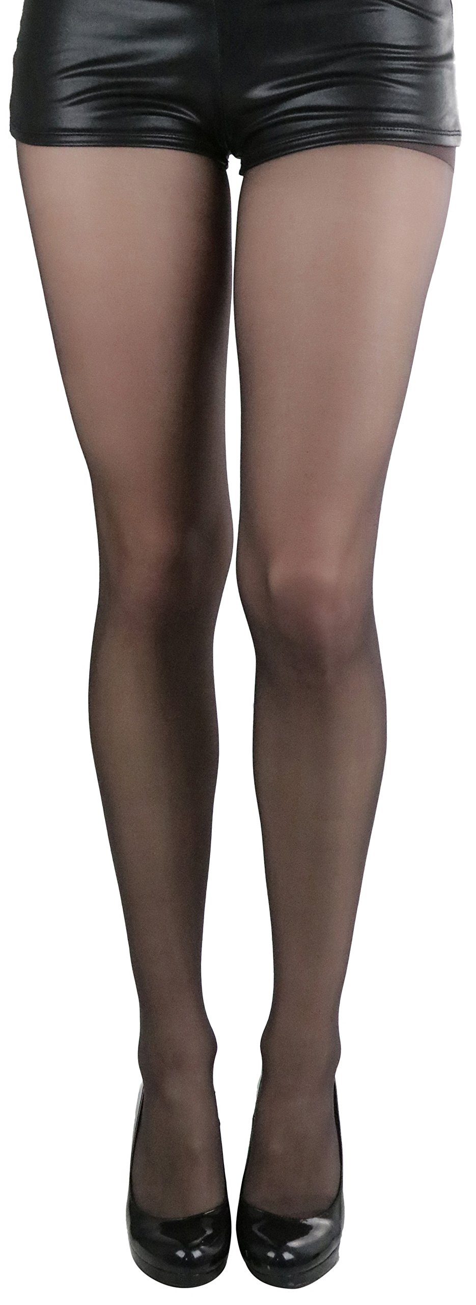 ToBeInStyle Women's Control Top Sheer Footed Pantyhose - Comfortable Shaping Tights for Everyday Wear & Office Outfits