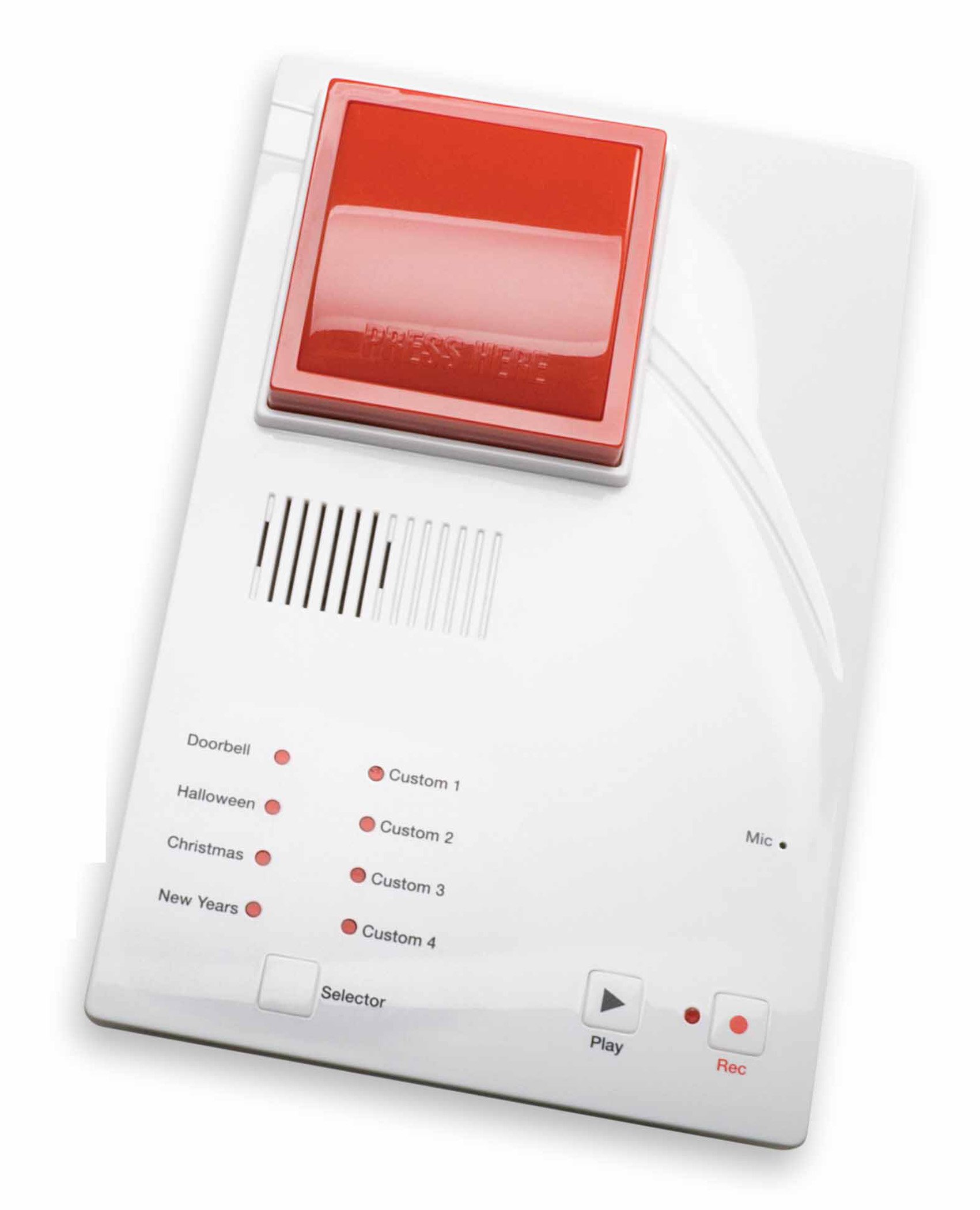 Wireless Recordable Doorbell with Customizable Chime - Perfect for Parties, Holidays & Home Security (60ft Range, Easy Installation)