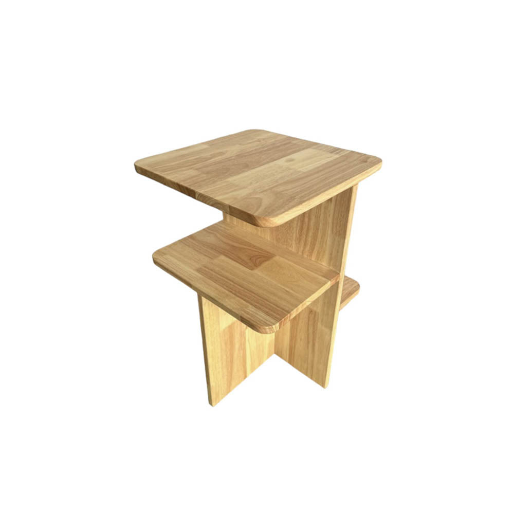 Modern Wooden Bedside Table - Nightstand with Drawer & Shelf for Bedroom, Living Room, or Office - Compact & Stylish Home Furniture