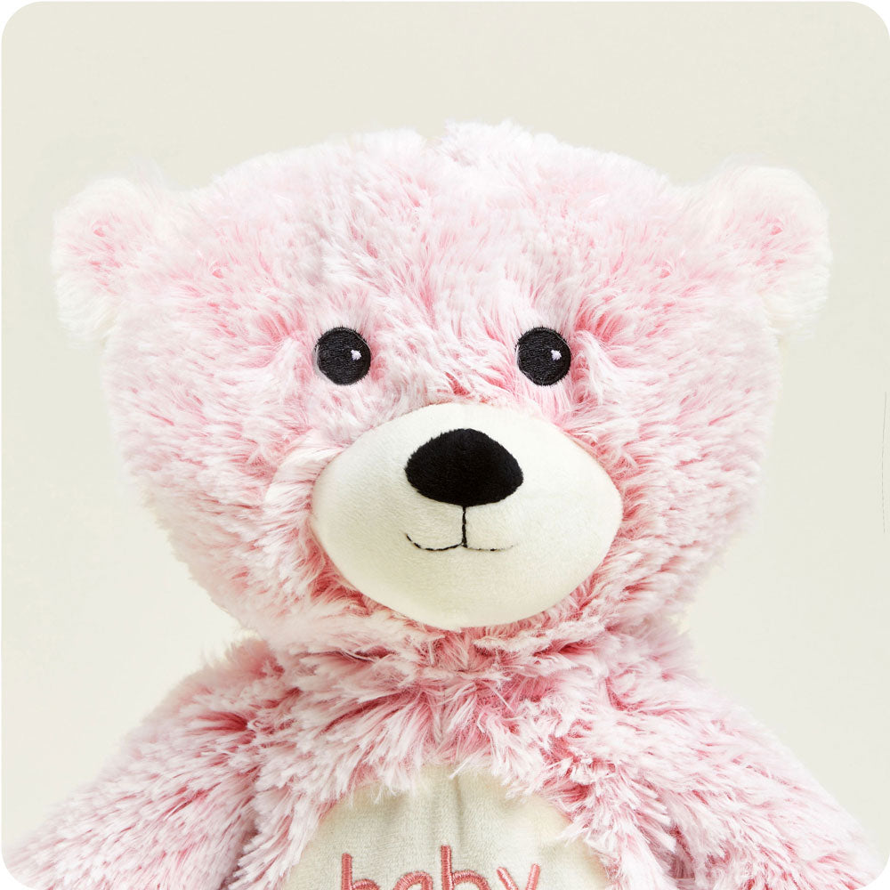 Adorable Baby Girl Bear Warmies - Soft & Cozy Plush Stuffed Animal for Toddlers & Infants - Perfect for Cuddling, Naptime & Playtime