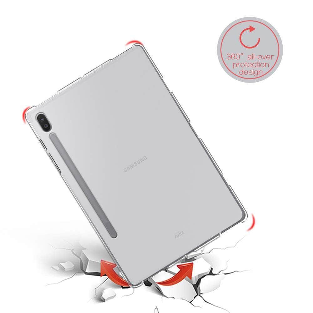 Samsung Galaxy Tab S8 Case - Anti-Slip Soft Silicone TPU Protective Cover for Kids, Travel & Everyday Use