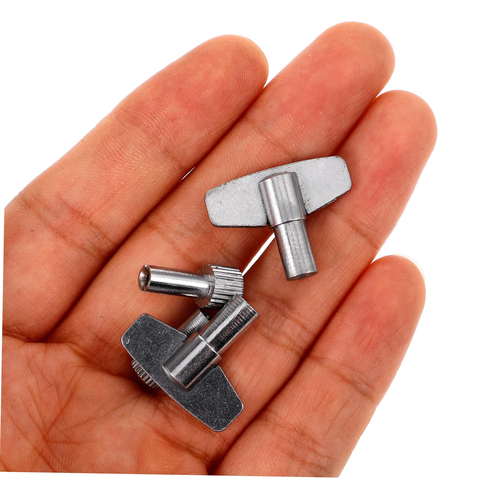 Zerodeko Clock Repair Kit - 3-Piece Steel Winding Key Set for Wooden & Standing Clocks | Clock Parts Replacement | DIY Clock Maintenance for Home, Office & Antique Restoration