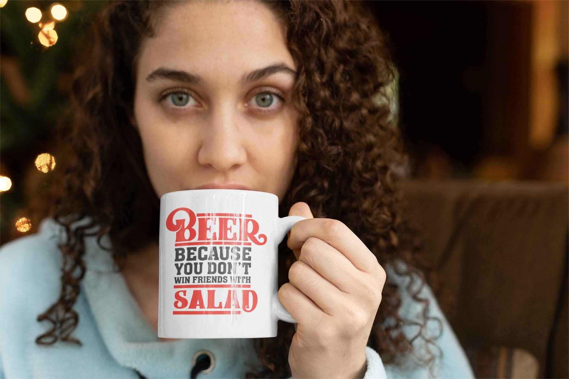 Funny Drinking Quotes Coffee Mug - 15oz Gift for Drinkers