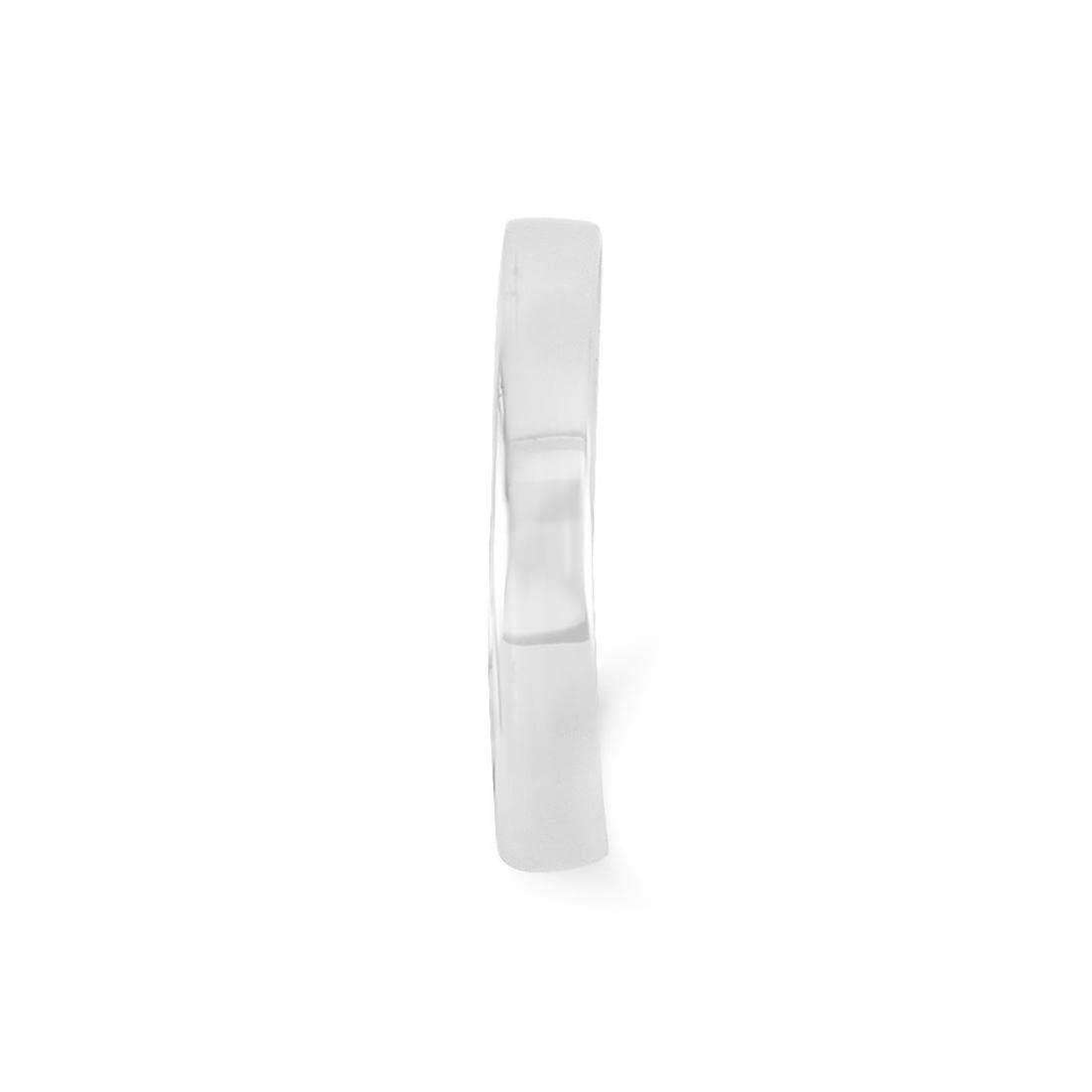 14K White Gold Toe Ring for Women - Elegant & Comfortable Foot Jewelry - Perfect for Beach, Summer & Pedicure Occasions