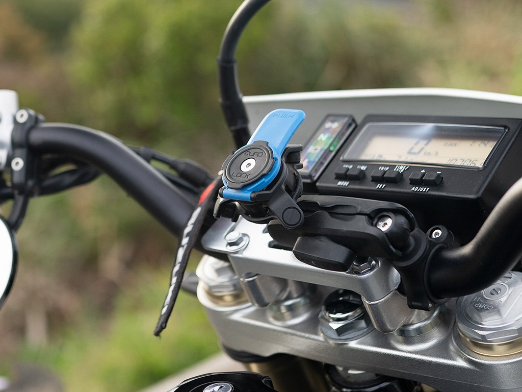 Quad Lock 360° Rotatable Bike Phone Mount - Secure Cycling Phone Holder for iPhone & Android - Perfect for Road Biking, Mountain Biking & Commuting