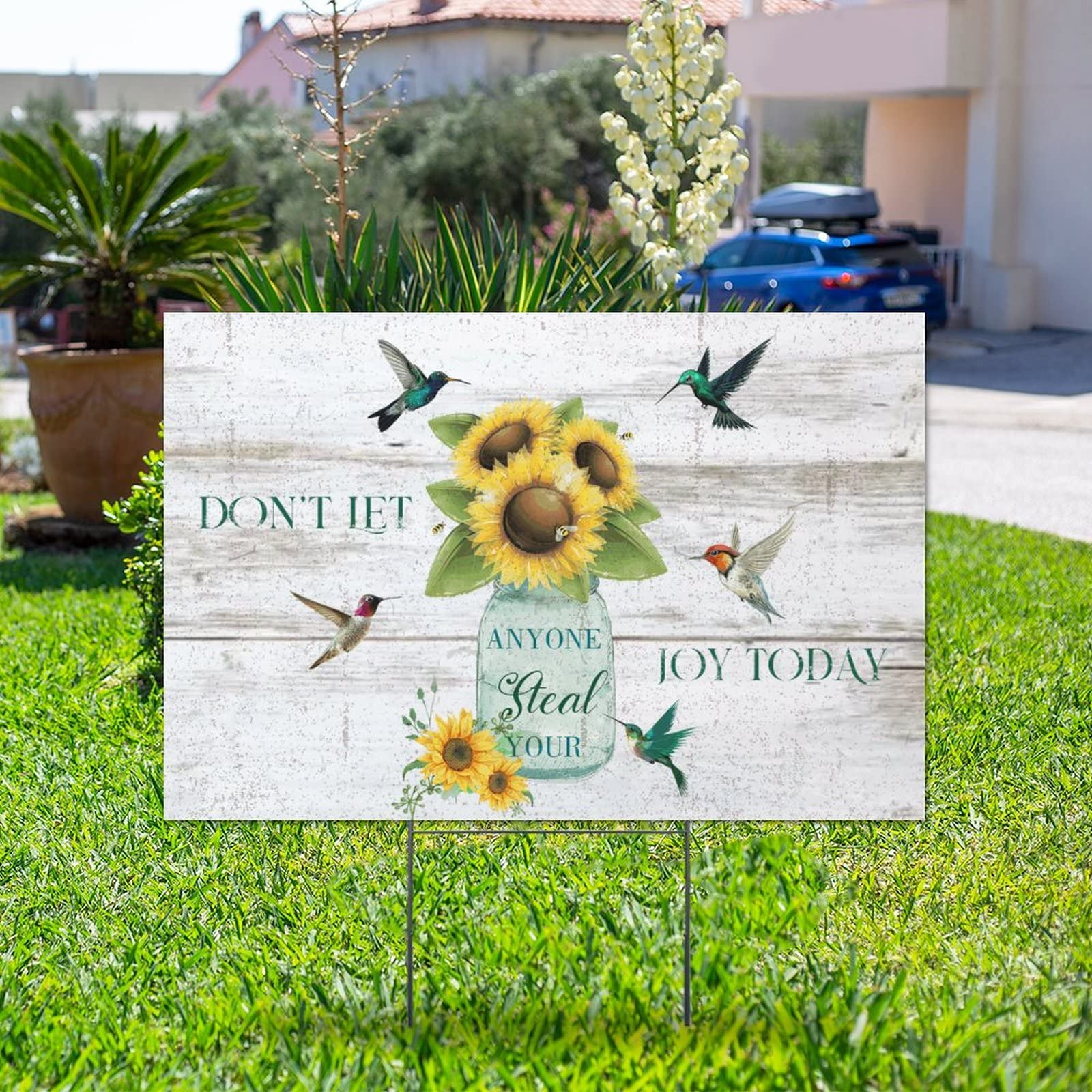 Lavender Garden Sign 12x18in - Weather-Resistant Yard Decor for Sale, Holidays & Home