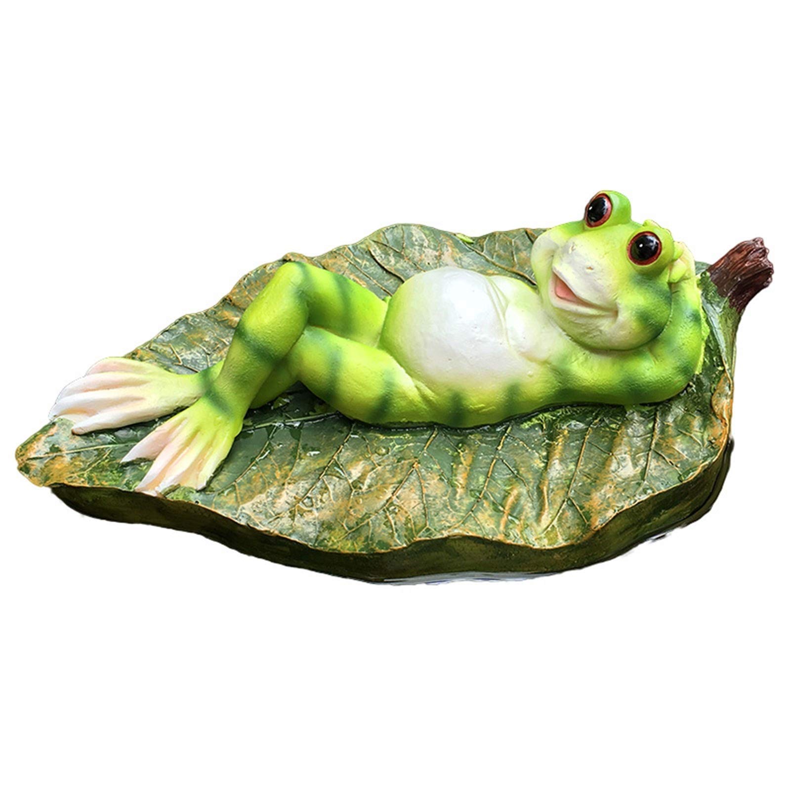 Floating Water Frog Statue - Realistic Pond Decor, Garden Sculpture & Outdoor Water Feature | Perfect for Backyard Ponds, Zen Gardens & Patio Decorations
