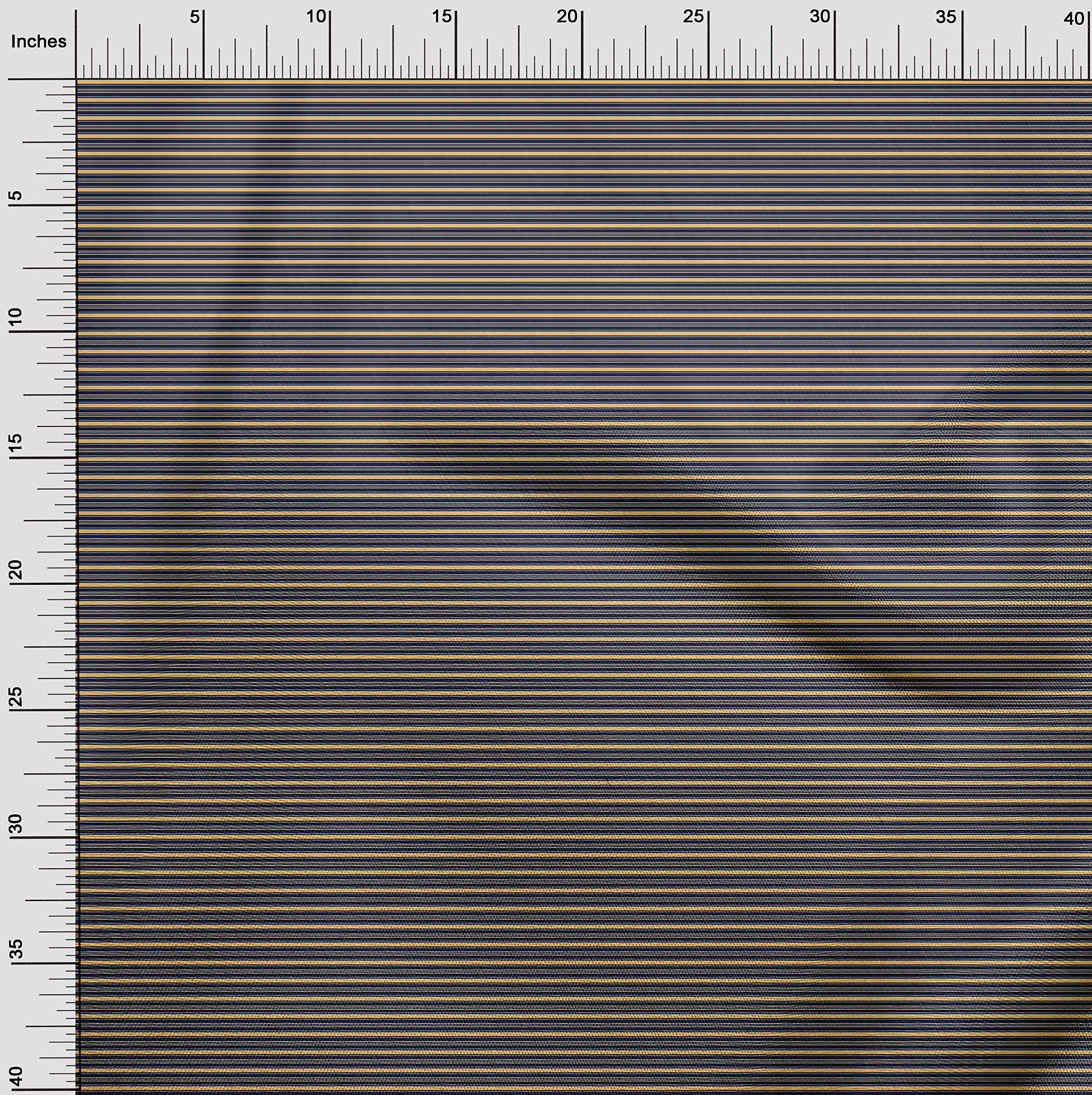 oneOone Cotton Poplin Fabric - Shadow Stripe Print - 42 Inch Wide Fabric for Quilting, Dressmaking & Home Decor Projects