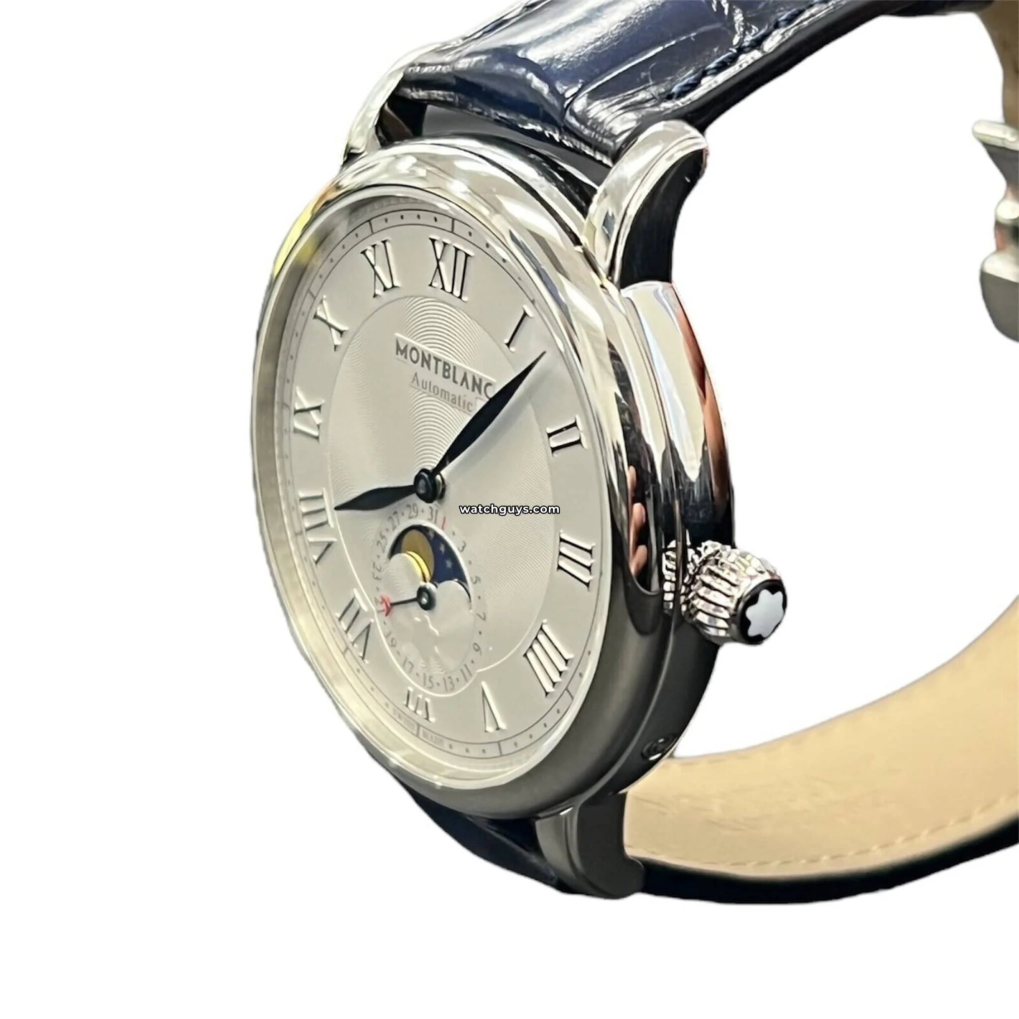 Montblanc Star Legacy Moonphase Blue Dial Men's Watch - Luxury Dress Watch for Business & Formal Occasions